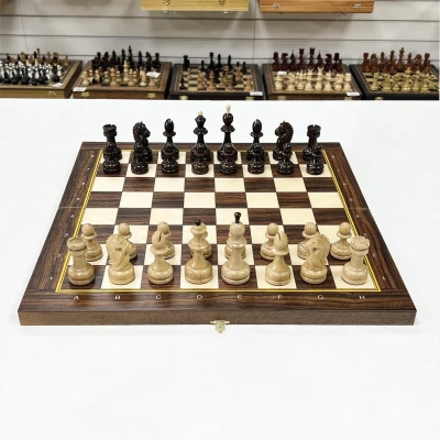 Шахматы авангард с резным конем