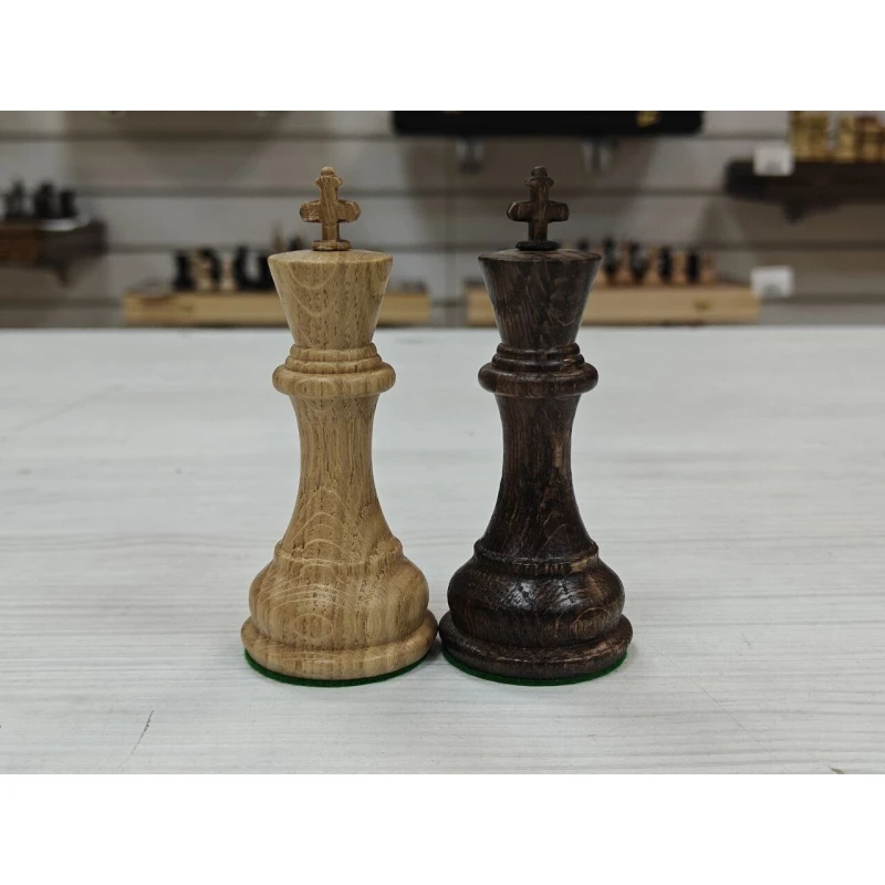 Шахматные фигуры деревянные Суприм дуб