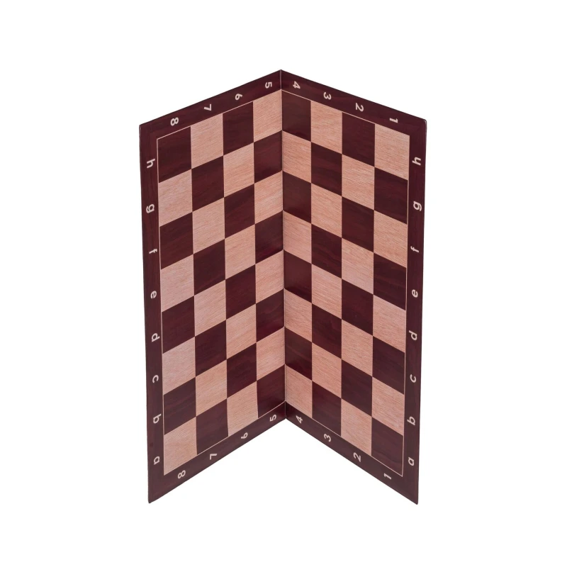 Шахматная доска винил красная без фигур 51 на 51 см