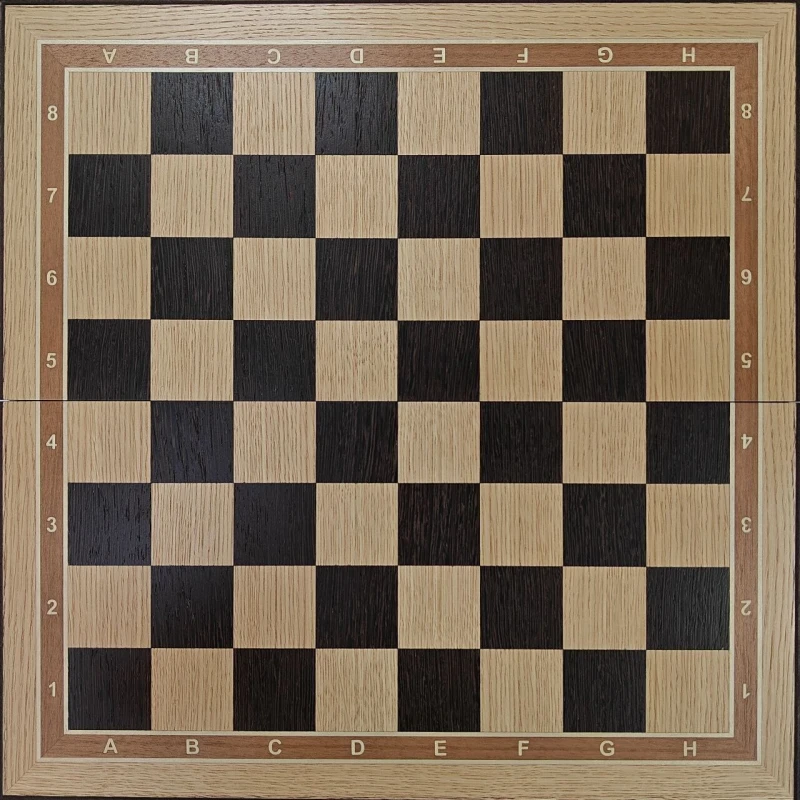 Шахматная доска складная Турнирная дуб 50 см