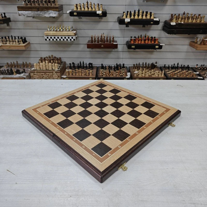 Шахматная доска складная Турнирная дуб 50 см