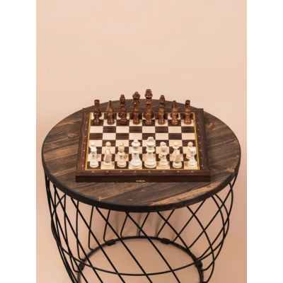 Шахматы подарочные из дерева 37 см складные