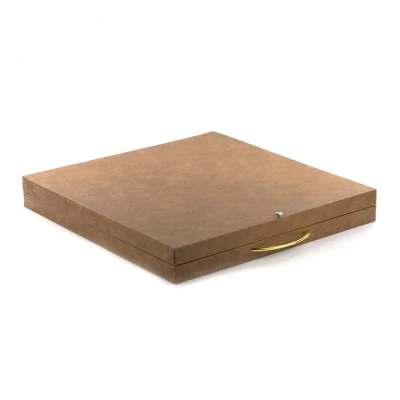 Шахматы эксклюзивные "Средневековье" доска 44х44 см змеевик