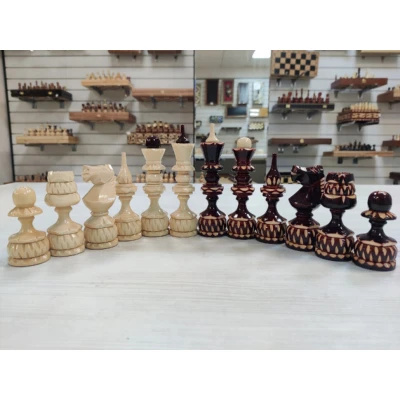 Шахматные фигуры Классика резная (без доски)