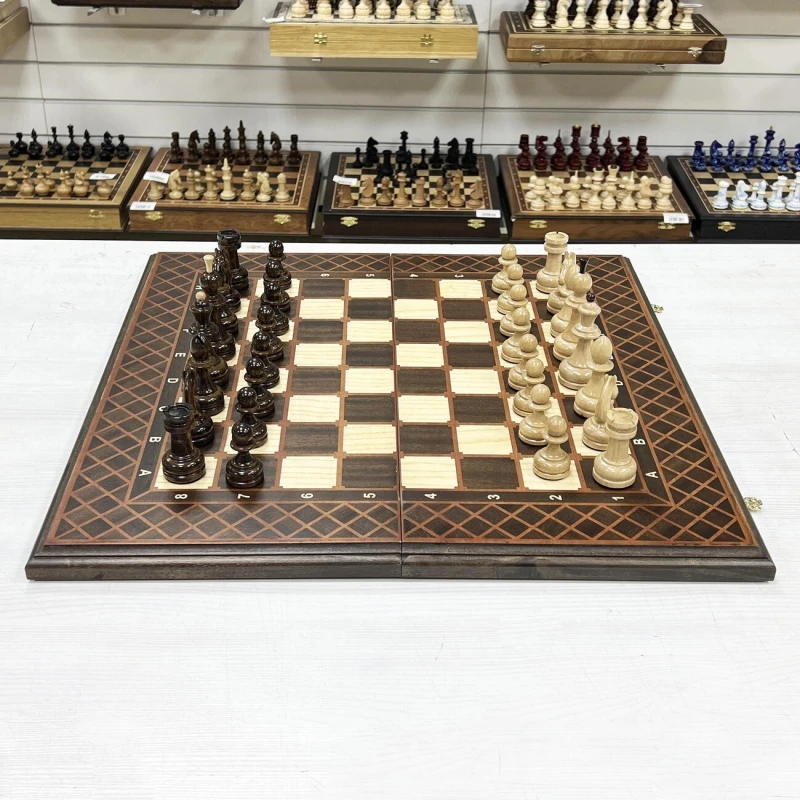 Шахматы нарды шашки венге Премиальные люкс