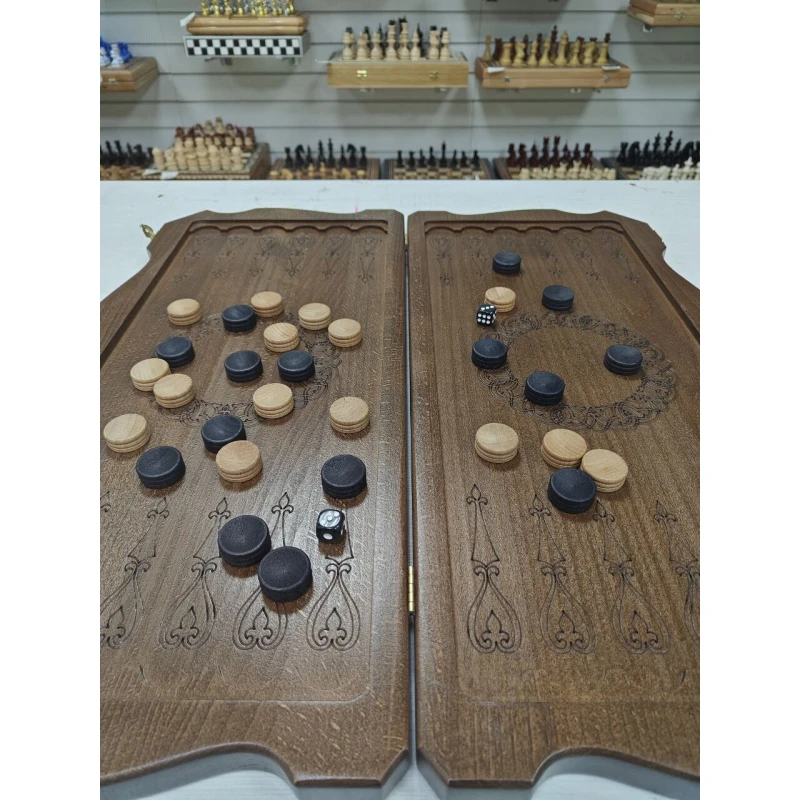 Нарды Ивановские подарочные Дракон бук