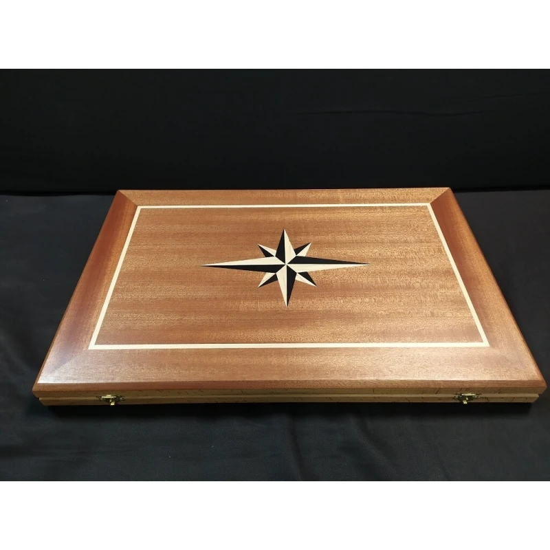 Нарды Роза ветров красное дерево